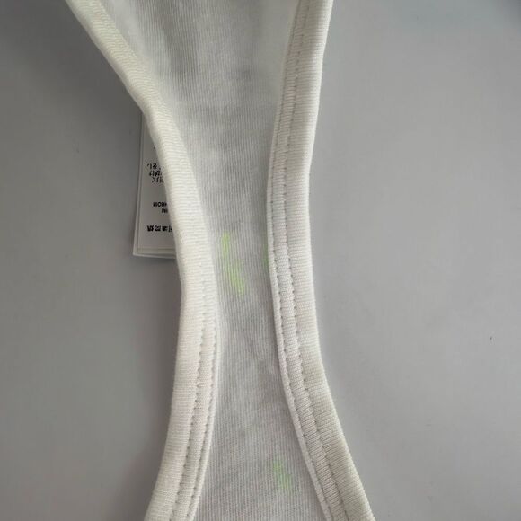 VERSACE White Sports Bra with Gray Band - Picture 6 of 8